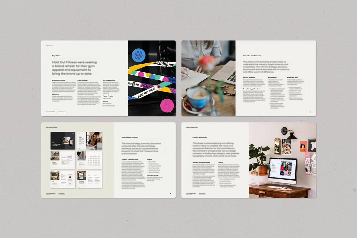 Branding Case Study Template, a Branding & Logo Template by Hannah Bacon Design (Photo 4 of 7)