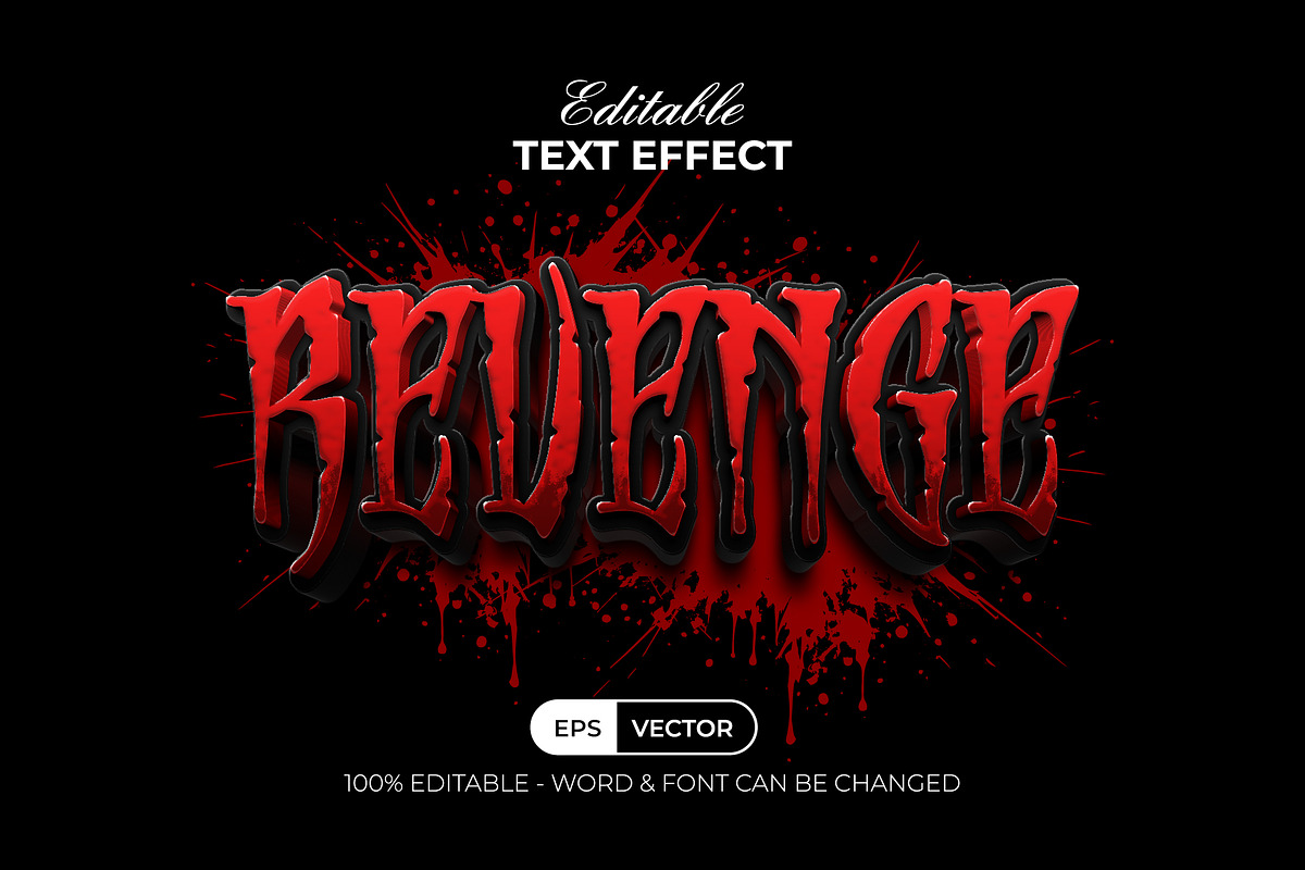 3D Text Effect Halloween Theme, a Layer Style Add-On by Mockmenot (Photo 1 of 3)