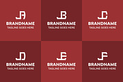 Letters JA JB JC JD JE JF Logo, a Branding & Logo Template by Pray Art Design Studio (Thumbnail 2 of 2)
