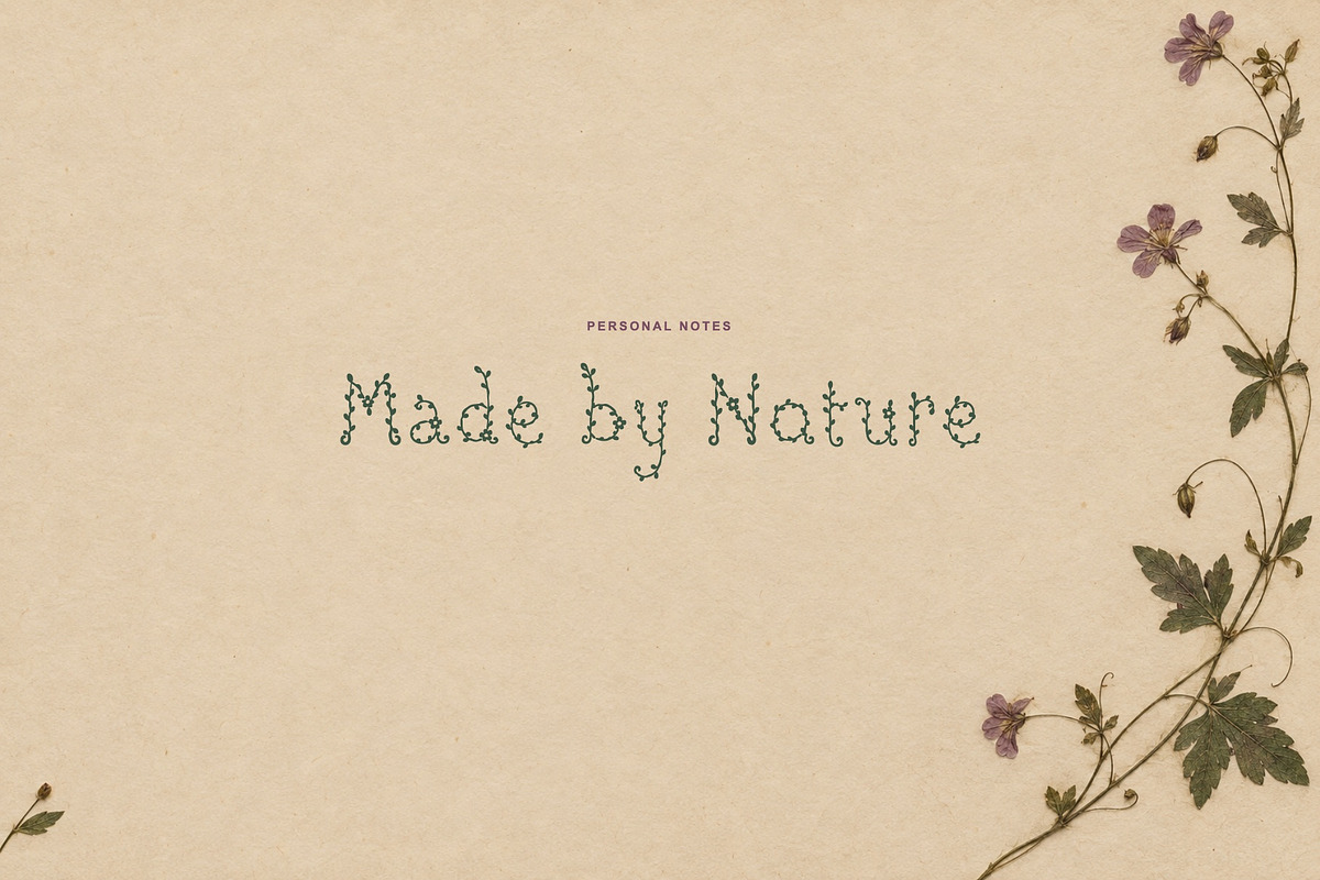 FolkFlora Botanical Display Font, a Sans Serif Font by Graphic Spirit (Photo 7 of 8)