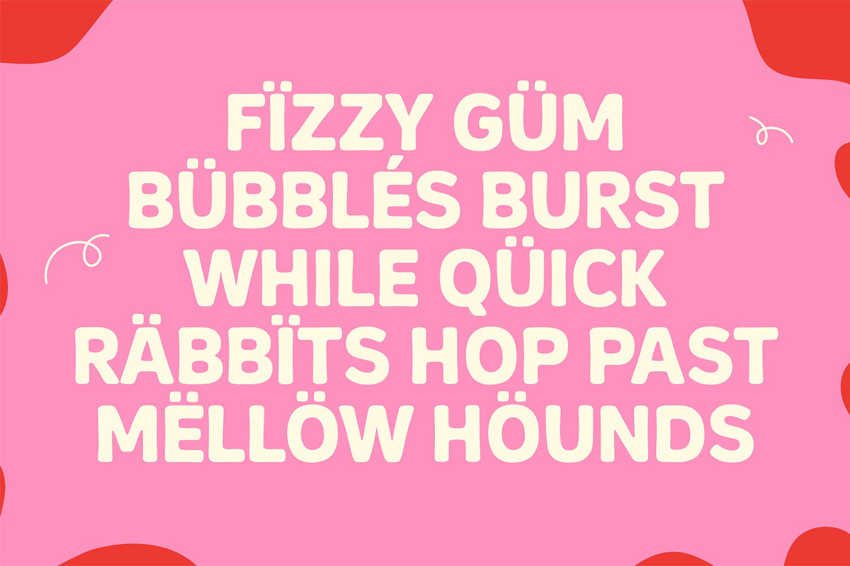 Gumbloo, a Sans Serif Font by graphicook (Photo 6 of 10)