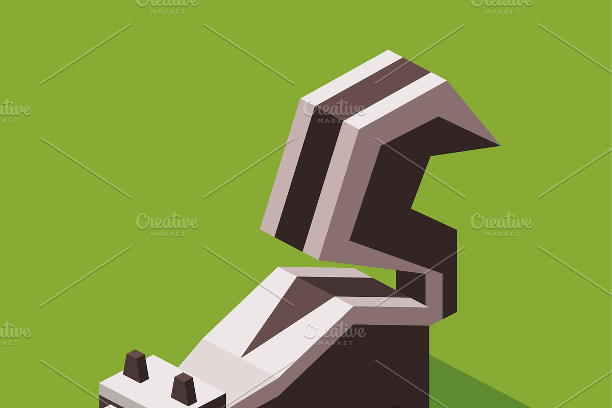 3D Illustration Isometric Collection, an Animal 3D Model by Designbytowo (Photo 2 of 16)