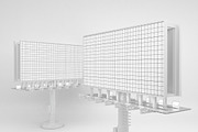 Billboard Mockup, an Advertising Mockup by Qaleb Studio (Thumbnail 1 of 2)