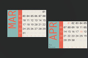 Simple 2025 Desk Calendar, a Stationery Template by Neermana (Thumbnail 2 of 4)