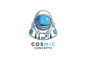 Cosmic Concepts Astronaut, a Branding & Logo Template by Logocreative (Thumbnail 2 of 2)