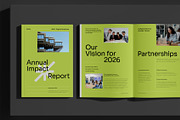 Green Non-Profit Annual Report, a Brochure Template by Neermana (Thumbnail 10 of 11)
