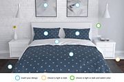 Bedroom and Bed Linen Mockup #3, an Apparel Mockup by Seven Lights (Thumbnail 4 of 6)