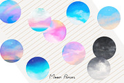 Watercolor Sticky Notes, an Illustration by MoodyPapers (Thumbnail 2 of 2)
