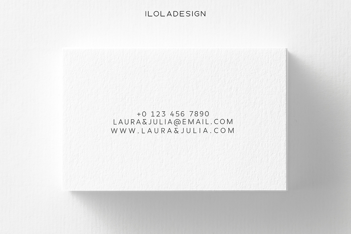 Florist Business Card~2 Colours, a Business Card Template by iloladesign (Photo 3 of 4)