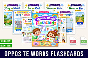 Opposite Words Flashcards, a Stationery Template by Designmela01 (Thumbnail 1 of 5)