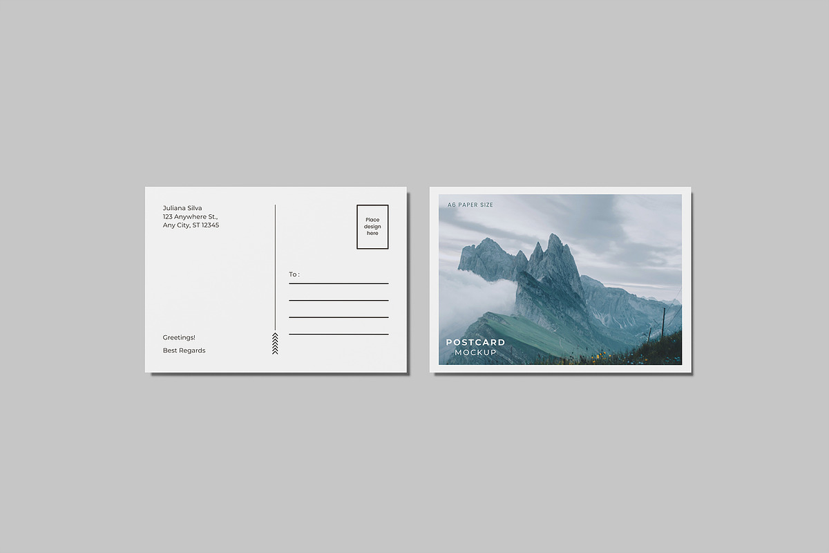 High Quality Post Card Mockup, a Print Template by lamorastudio (Photo 9 of 11)