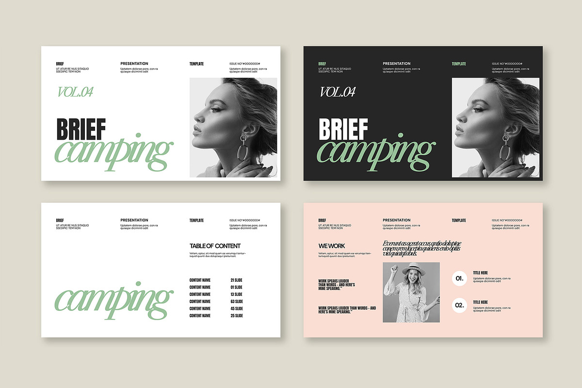 Brief Campaign Presentation Template, a Presentation Template by Mighty-Slide (Photo 2 of 5)
