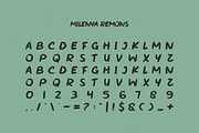 Milenya Remons - Marker Font, a Sans Serif Font by Iqsiart Studio (Thumbnail 2 of 7)