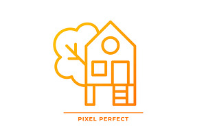 Treehouse pixel perfect gradient
