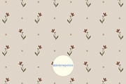 Vintage Ditsy Watercolor Floral, a Pattern Graphic by Mieken Petra Designs (Thumbnail 1 of 3)