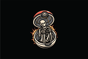 Skeleton in Pokéball, an Object Illustration by nomlimo.com (Thumbnail 1 of 3)