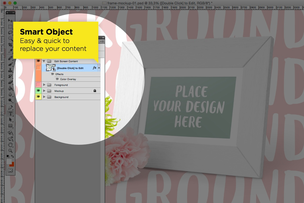 Frame Photo Mockup, a Print Template by Little Jimi Shop (Photo 5 of 5)