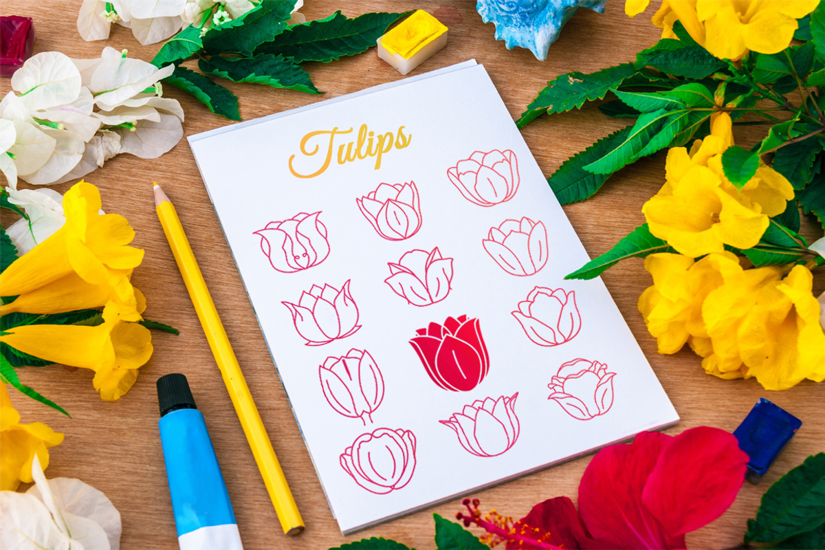50% Off! 200+ Flower Logos Bundle, a Branding & Logo Template by Daria Volyanskaya (Photo 2 of 6)
