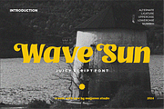 Wave Sun Juicy Script Font, a Script Font by muljanes (Thumbnail 1 of 7)