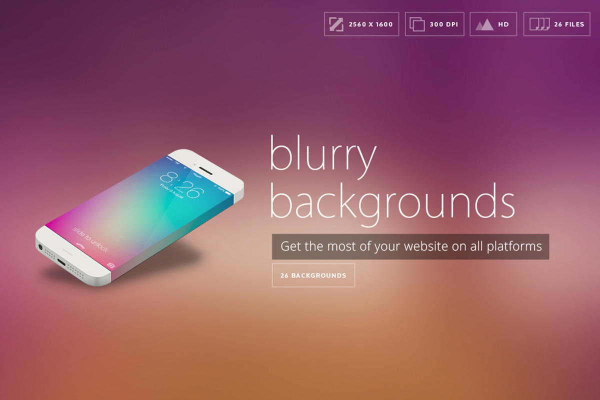 26 Blurry Backgrounds Pack preview 2