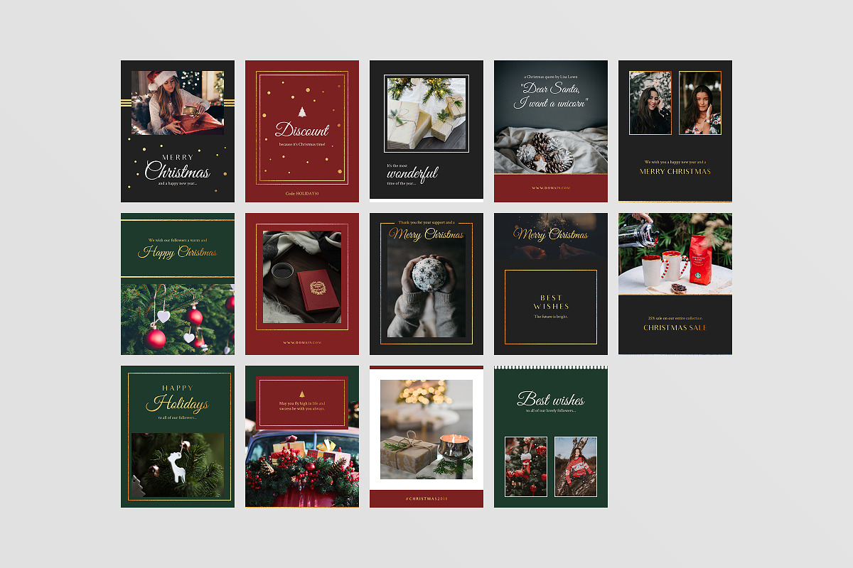 Christmas Social Media Pack, a Social Media Template by Ruben Stom (Photo 10 of 11)