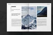 Black Magazine Layout, a Magazine Template by Boris Cupac (Thumbnail 8 of 12)