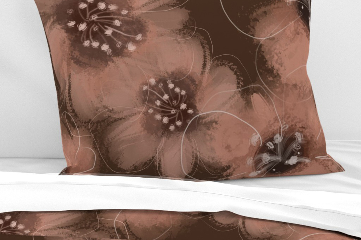 Abstract pink blooms pattern, a Pattern Graphic by Nocito Design (Photo 4 of 6)