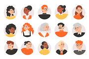 Set of various people icons, an Object Graphic by YuskinKot (Thumbnail 2 of 2)