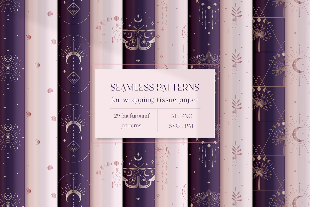 Abstract Background Patterns, a Pattern Graphic by Olya Creative (Photo 2 of 6)