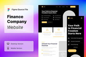 Finance Company Wireframe Website 04