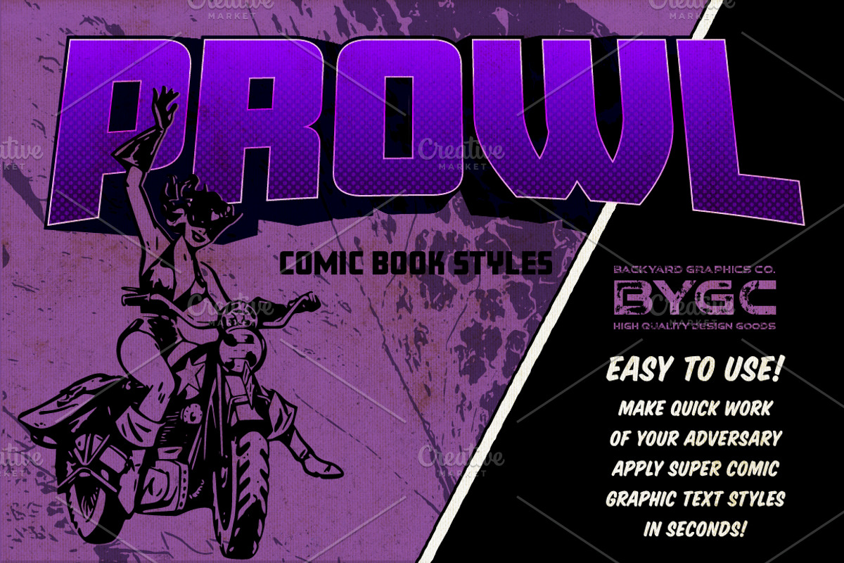 SuperComic - Vector Text Effects, an Action Add-On by BackYard Graphics Co. (Photo 12 of 18)