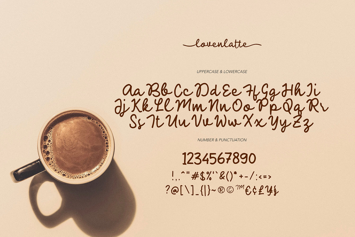 Loven Latte - Handwriting Type, a Script Font by ikiiko (Photo 6 of 8)