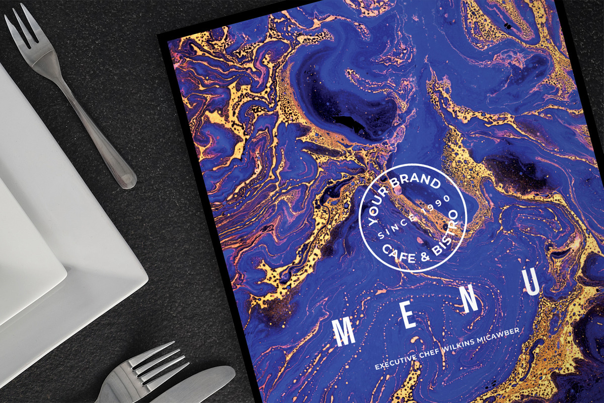 Modern Menu Template, a Flyer Template by BrandPacks (Photo 6 of 7)