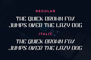 Reaver Geometric Sport Font