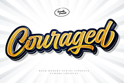 Couraged Bold Modern Script Typeface, a Script Font by Namara Creative Studio (Thumbnail 13 of 13)
