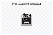 Coffee Machine Glyph Icons Set, a Solid Icon by Designfour (Thumbnail 5 of 6)