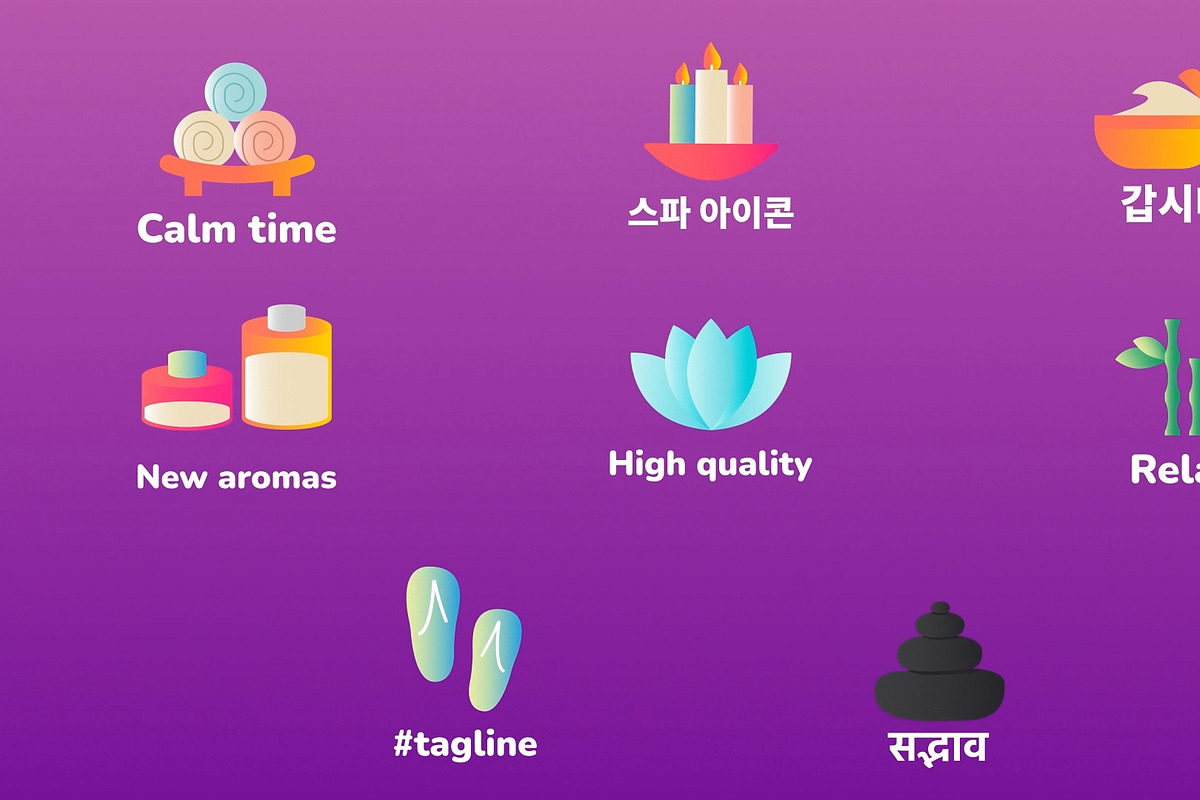 Spa Massage Icons for DaVinci, a Templates & Theme by 2dfx (Photo 1 of 2)
