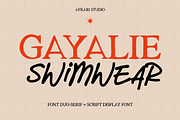Gayalie Swimwear - Font Duo, a Serif Font by Afkari Studio (Thumbnail 1 of 10)
