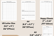 Printable Bill Payment Tracker, a Print Template by LA Design (Thumbnail 4 of 9)