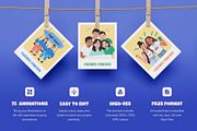 Animated Friends Stickers Pack, an Emoji Icon by Prosymbols (Thumbnail 2 of 5)