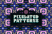 Pixel Mosaic Patterns | Vol. 08, a Pattern Graphic by dvtchk (Thumbnail 4 of 10)