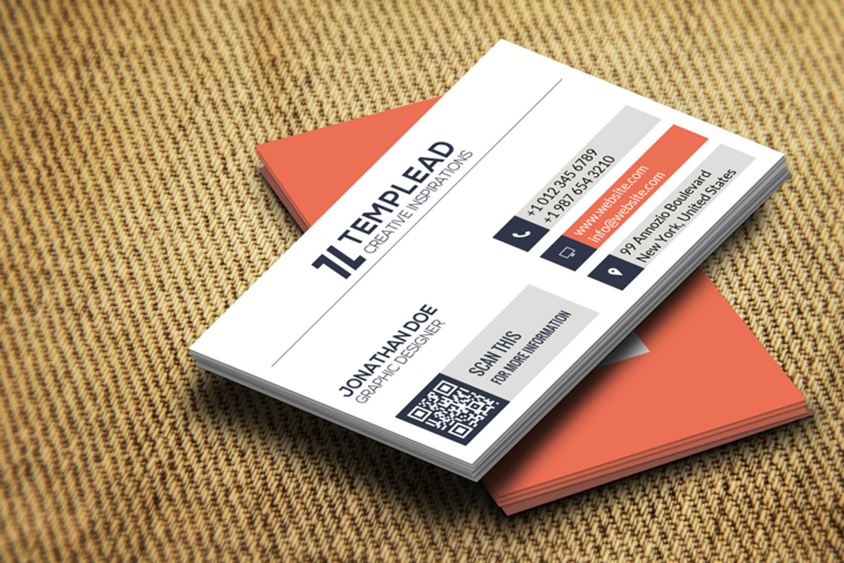 Corporate Business Card CM159, a Business Card Template by annozio (Photo 2 of 4)