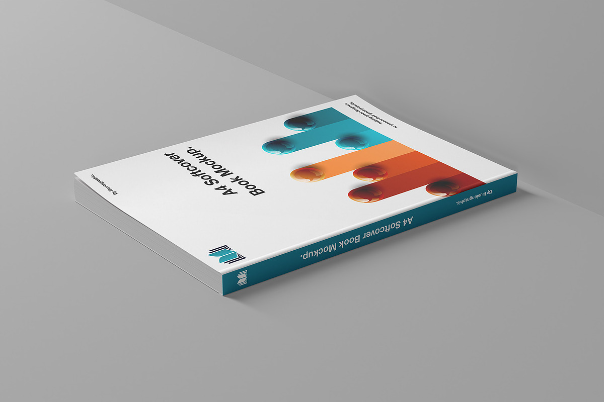 A4 Softcover Book Mockup - 10 views, a Books & Magazine Mockup by Illusiongraphic (Photo 11 of 25)