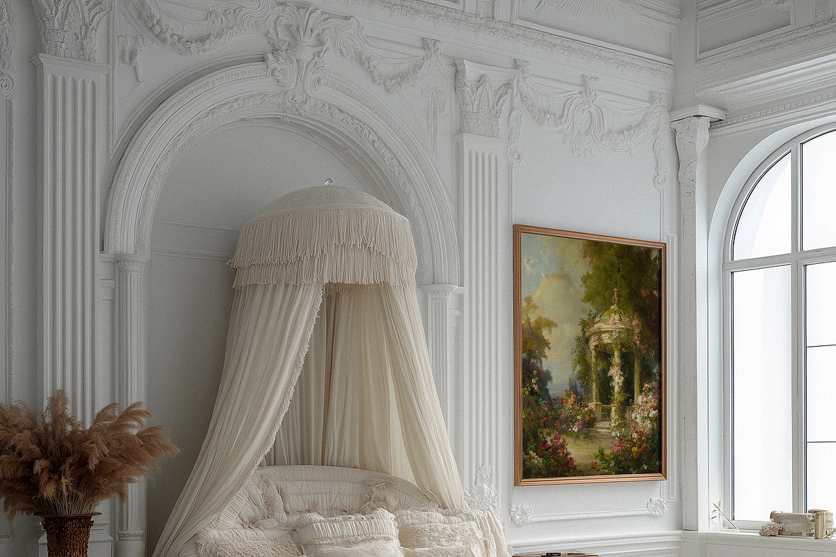 Versailles - Rococo Art Prints Set, an Object Graphic by Kaleriia