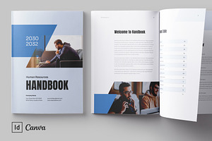 HR Employee Handbook Template, a Brochure Template by HiveArts