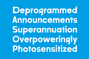 Quible DIsplay Geometric Sans, a Sans Serif Font by PeanutButter Type (Thumbnail 5 of 6)