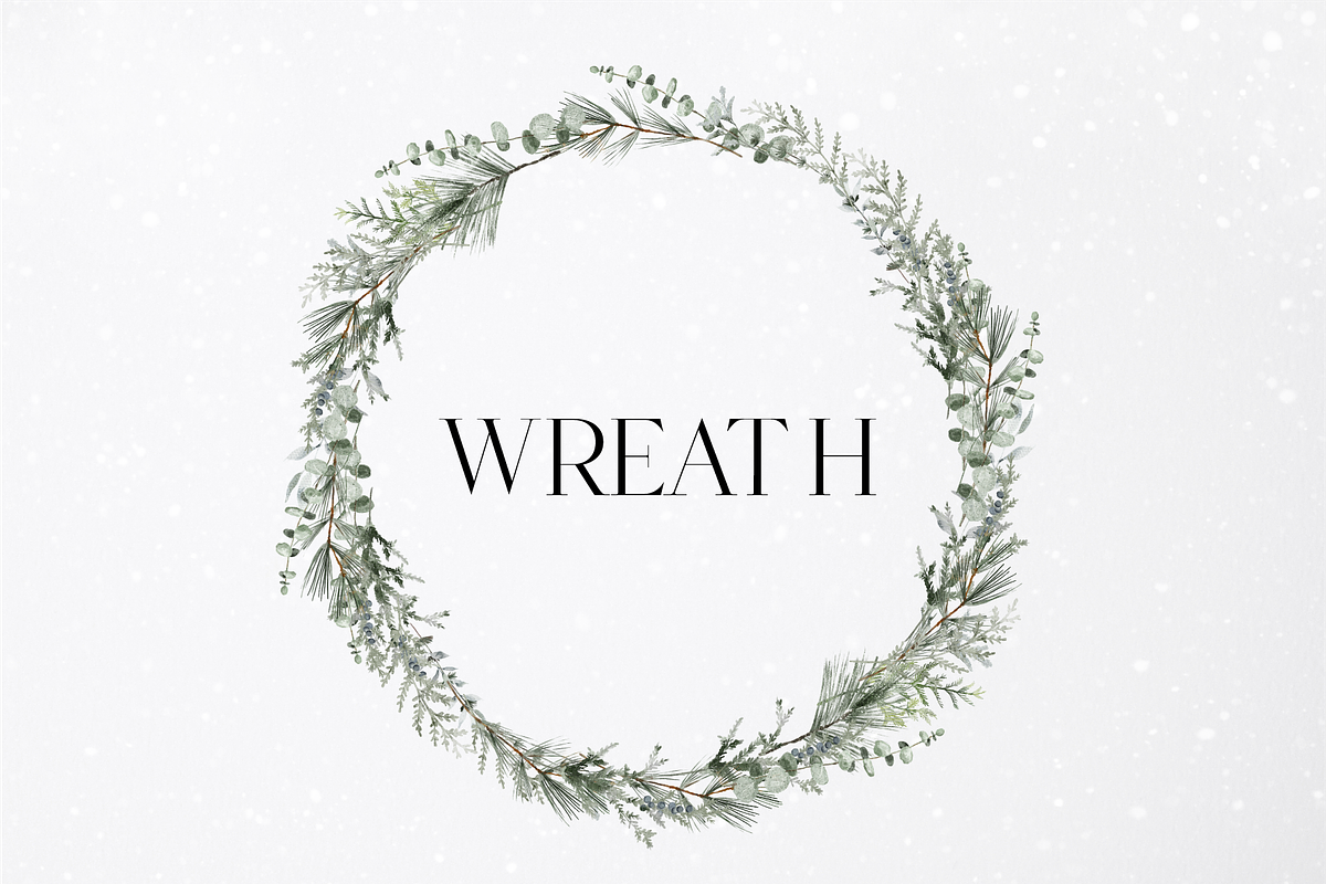 Winter aesthetic - watercolor set, a Seasonal Illustration by Youksy (Photo 8 of 12)