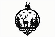 Christmas Laser Cut Ornament Bundle, a Graphic by musafir_fashion (Thumbnail 2 of 16)