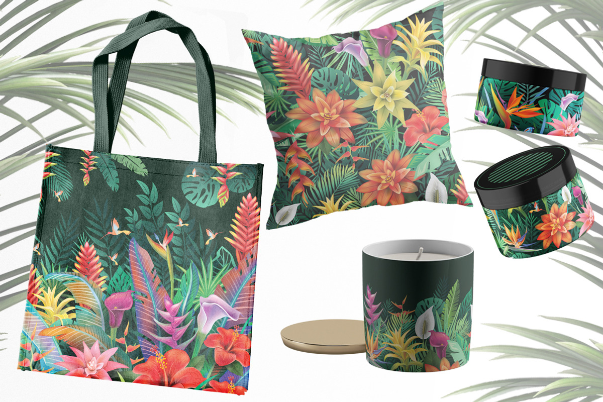 Tropical Paradise, a Decorative Illustration by ViktoriaARTprint (Photo 8 of 8)
