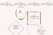 Watercolor Wildflower Clipart, an Illustration by Patishop Art (Thumbnail 8 of 9)